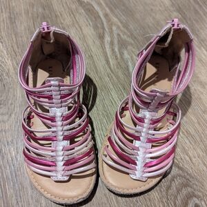 Kelly & Katie Pink Multi-Strap Sandals